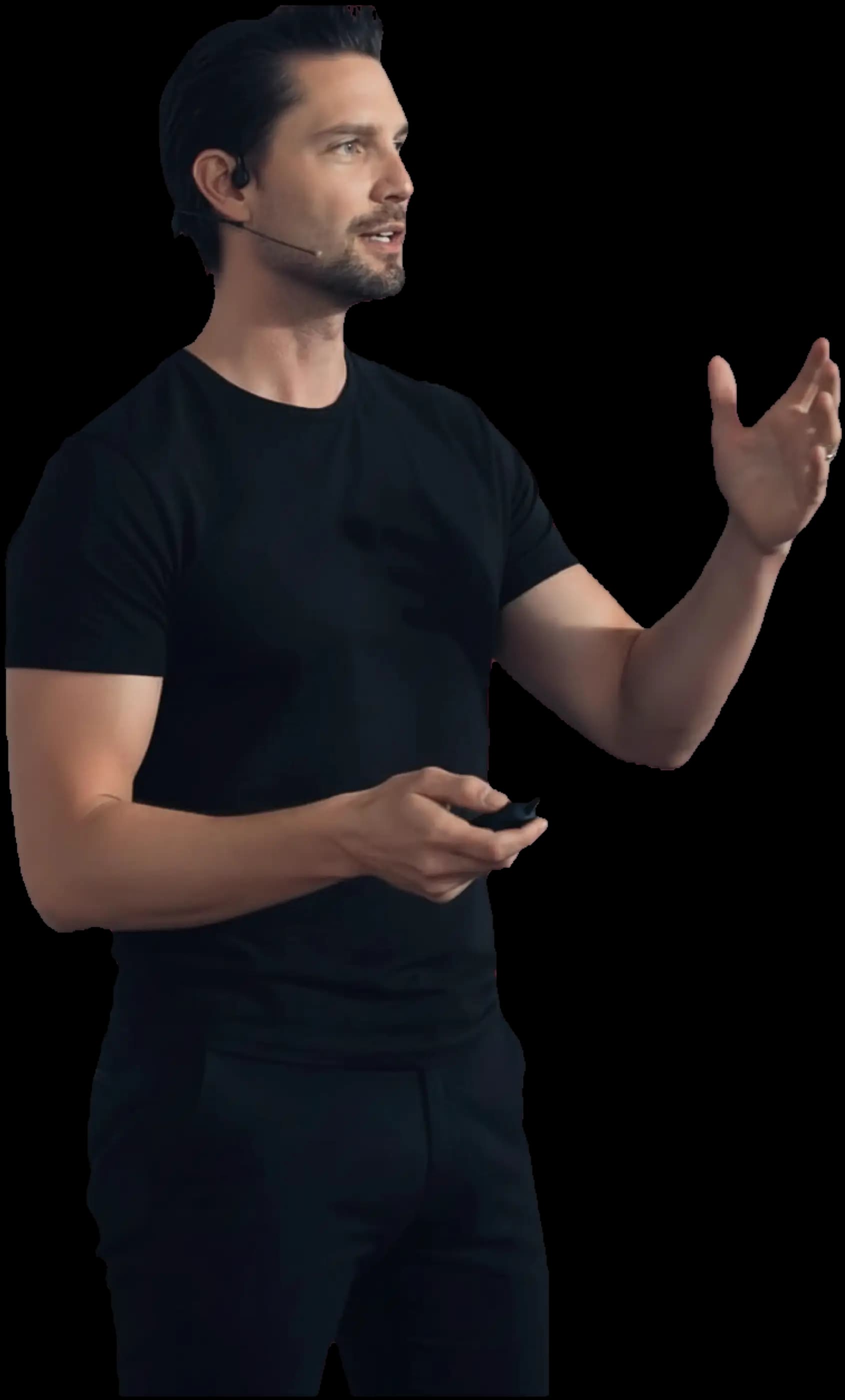 David Nagtzaam speaking to an audience
